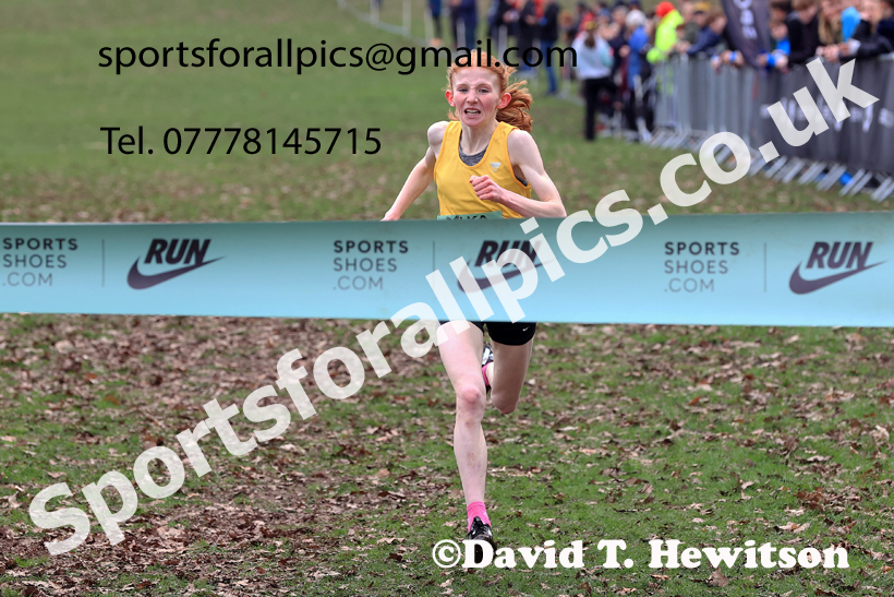 Womens Under-17s 2026 UK CAU Inter Counties Cross Country, Wollaton Park, Nottingham. Photo: David T. Hewitson/Sports for All Pics